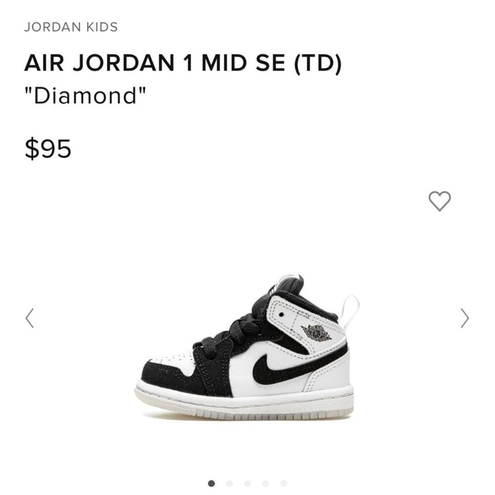 5C AIR JORDAN 1 MID SE (TD) Toddler